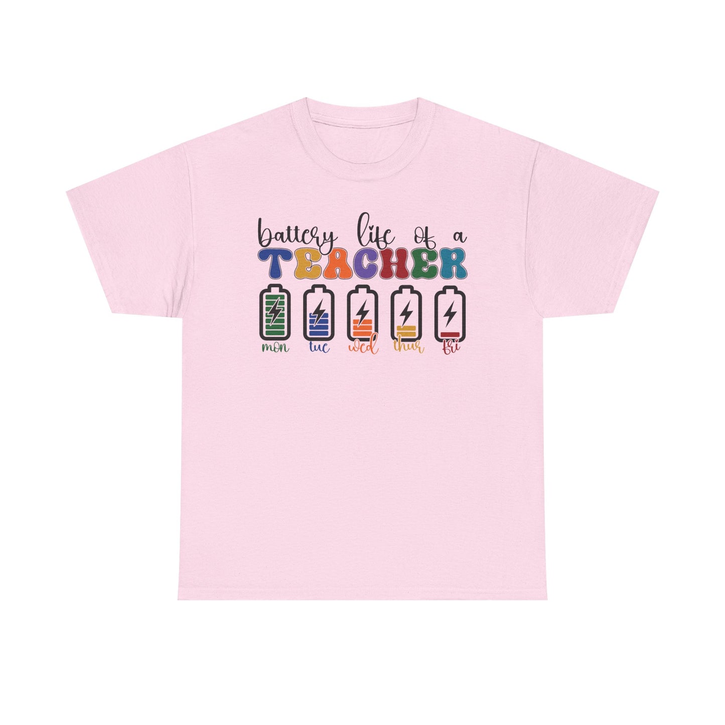 Battery Life Of A Teacher Back to School T-Shirt