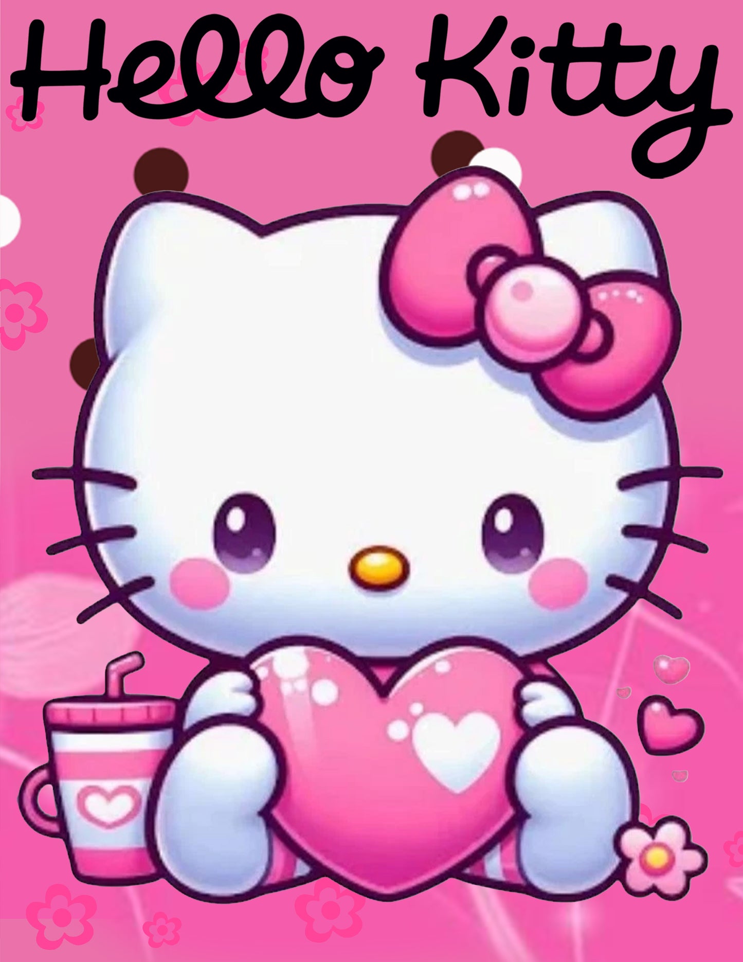 Hello Kitty Vending Machine Box Png Only 8.5x11 Printable DIY Vending Machine| Digital Download