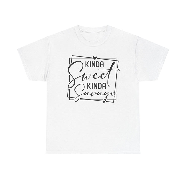 Kinda Sweet Kinda Savage Unisex Heavy Cotton Tee