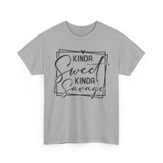 Kinda Sweet Kinda Savage Unisex Heavy Cotton Tee