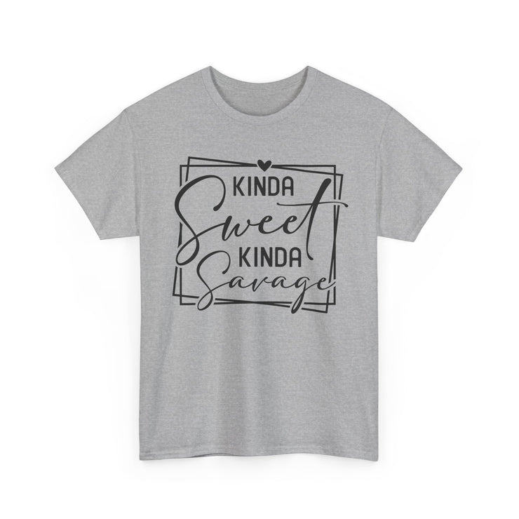 Kinda Sweet Kinda Savage Unisex Heavy Cotton Tee