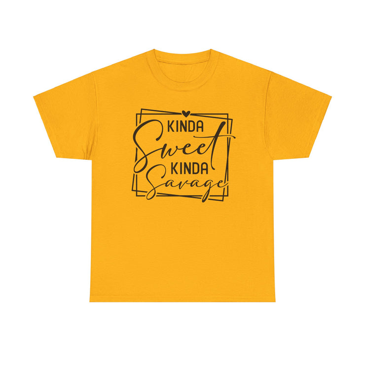 Kinda Sweet Kinda Savage Unisex Heavy Cotton Tee