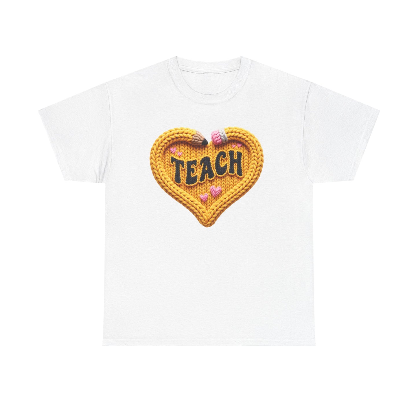 Teah Shirt, Yarn Effect Back to School T-Shirt,