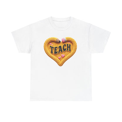 Teah Shirt, Yarn Effect Back to School T-Shirt,