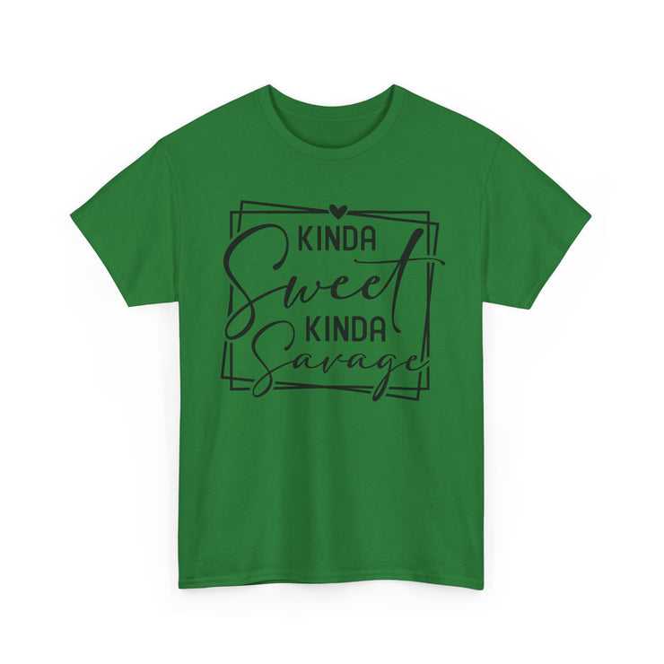 Kinda Sweet Kinda Savage Unisex Heavy Cotton Tee