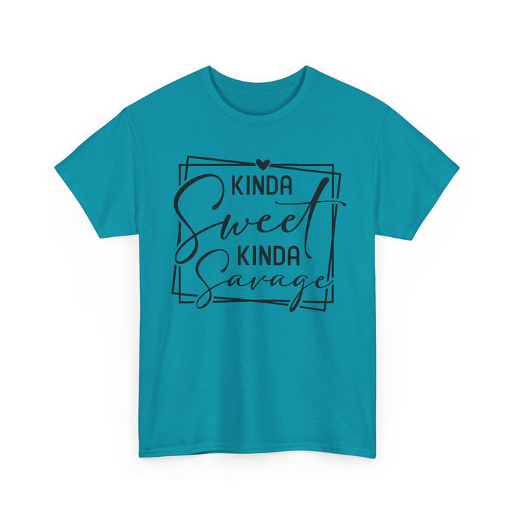 Kinda Sweet Kinda Savage Unisex Heavy Cotton Tee