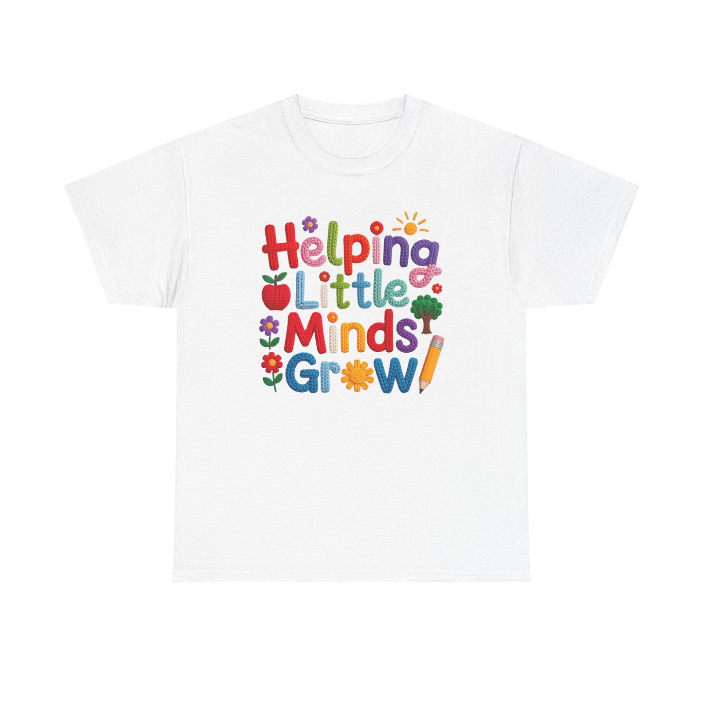 Helping Little Minds, Yarn Effect Back to School T-Shirt