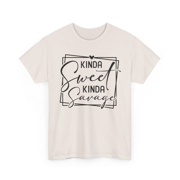 Kinda Sweet Kinda Savage Unisex Heavy Cotton Tee