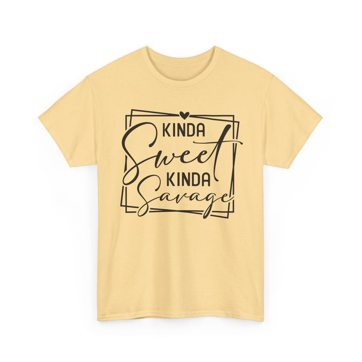 Kinda Sweet Kinda Savage Unisex Heavy Cotton Tee