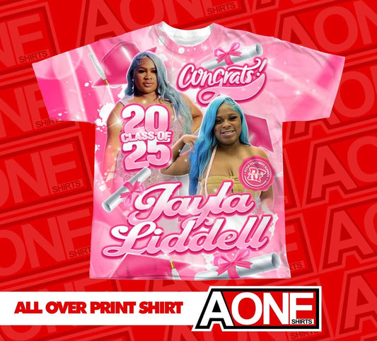 CLASS OF 25 PINK GRAD TEMPLATE