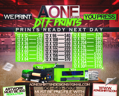 DTF Gang Sheet, Custom DTF Transfers, Gang Sheet Dtf , Bulk DTF Sheets, Ready To Press, Direct to Film Transfer