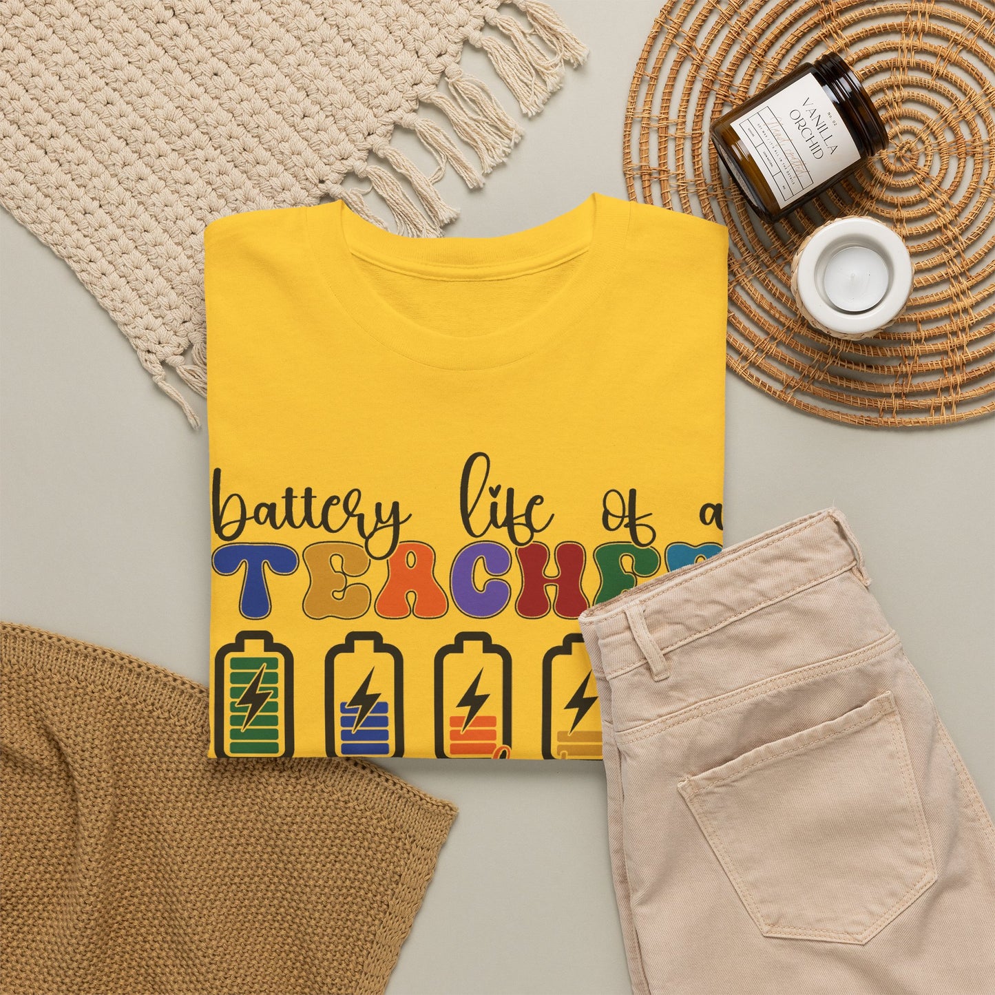 Battery Life Of A Teacher Back to School T-Shirt