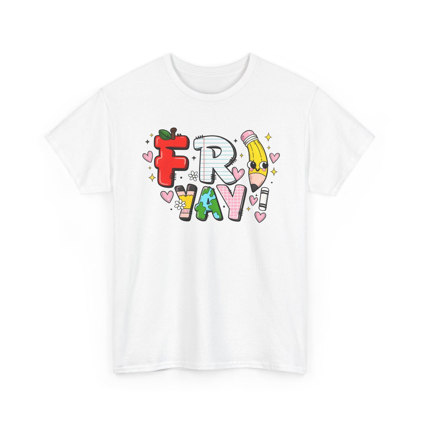 Friyay Teacher School Supplies Shirt Pencil Shirt, Back to School