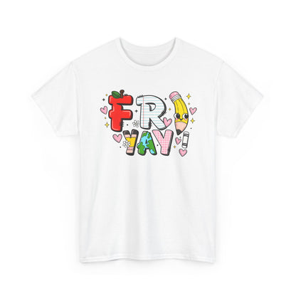 Friyay Teacher School Supplies Shirt Pencil Shirt, Back to School