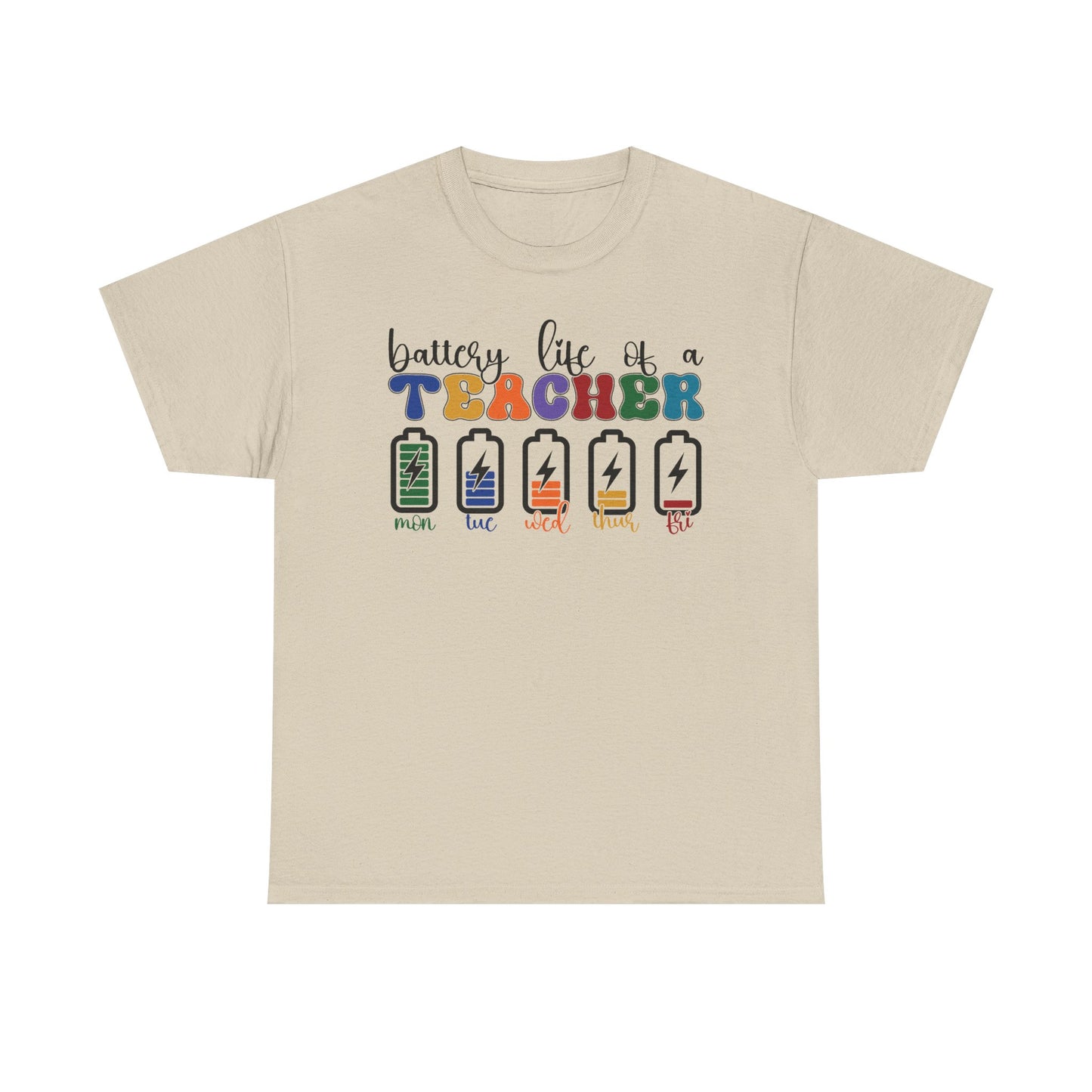 Battery Life Of A Teacher Back to School T-Shirt