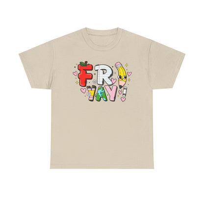 Friyay Teacher School Supplies Shirt Pencil Shirt, Back to School