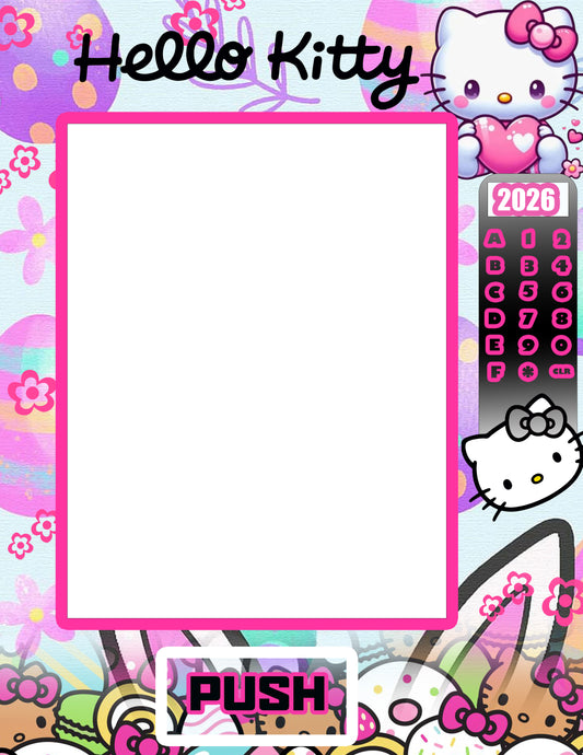 Hello Kitty Vending Machine Box Png Only 8.5x11 Printable DIY Vending Machine| Digital Download